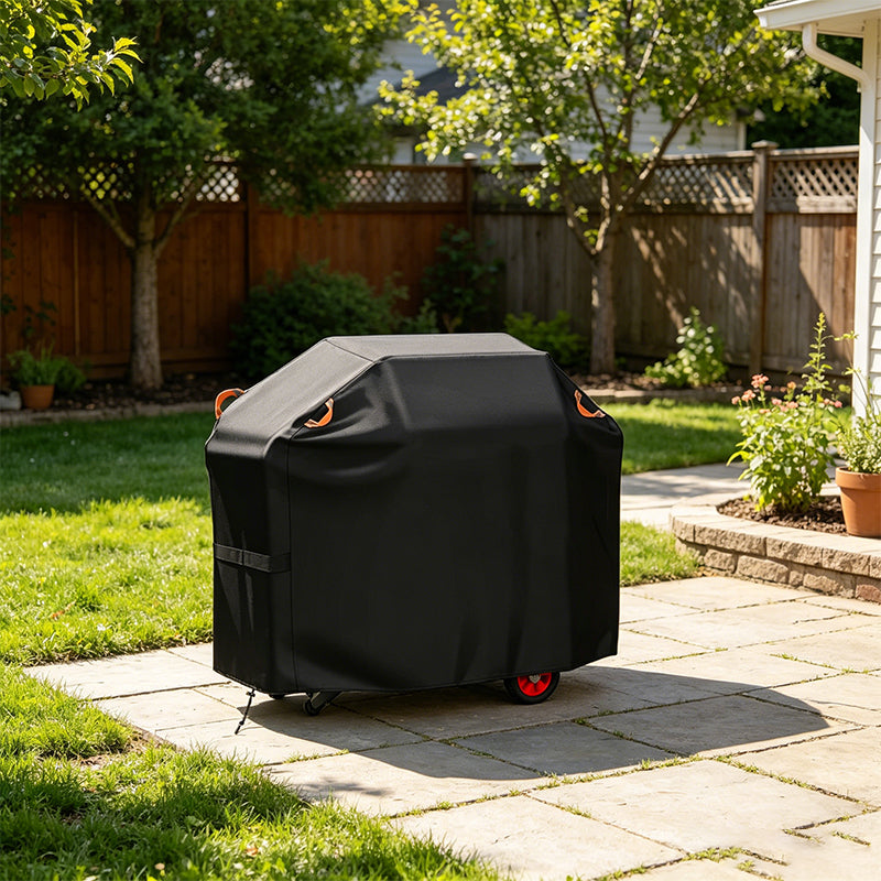 210D Waterproof BBQ Grill Cover, Heavy Duty Windproof Dustproof Cover for Gas, Charcoal, Electric Grills