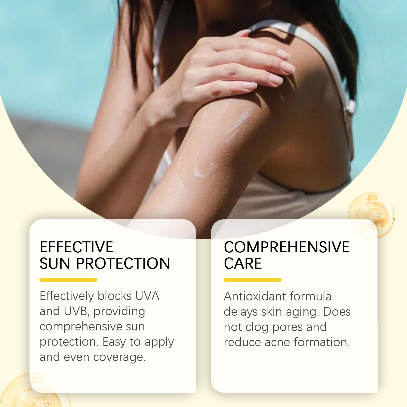 WoodSleep Tallow Protective Cream, Effective In Summer Travel To Protect Skin Redness Refreshing Instant Protective Film