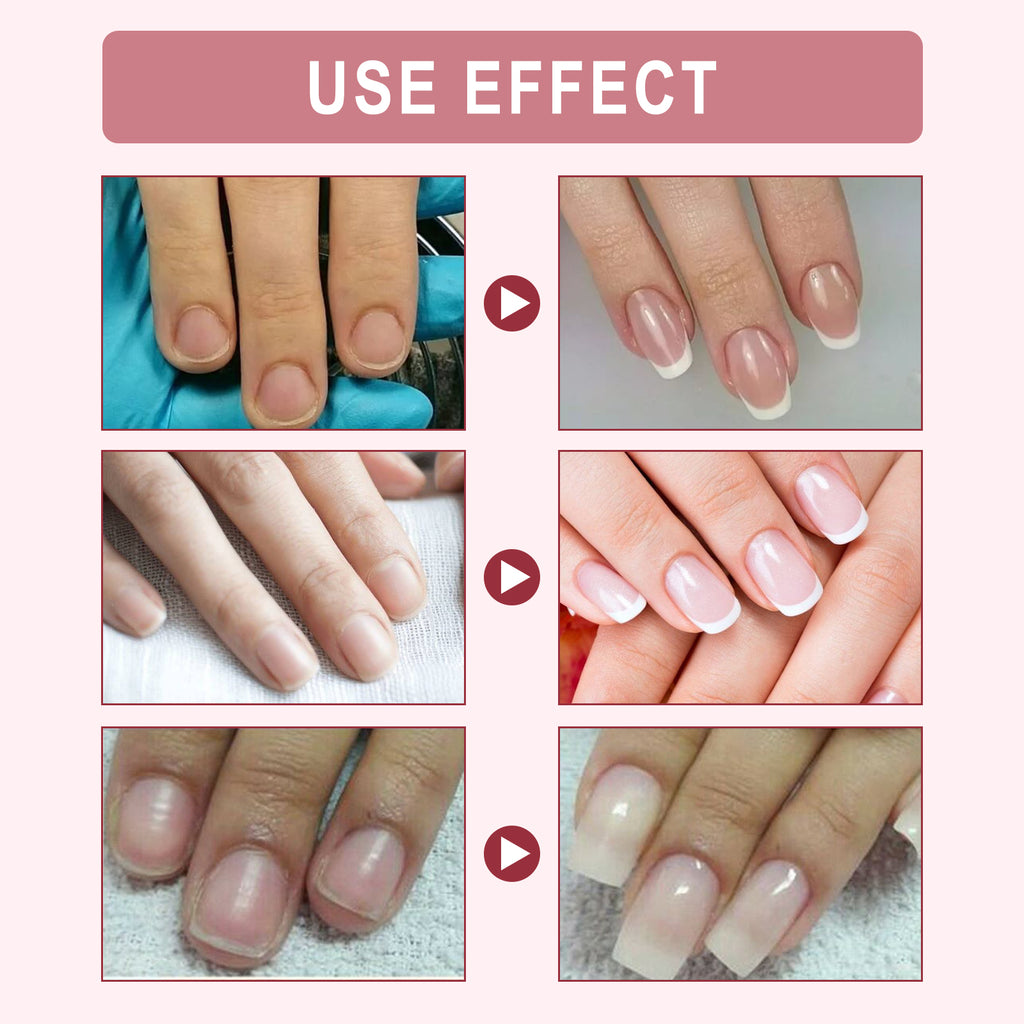 Jaysuing Fiber Extension Gel (20ml) Nail Anti-Crack Nail Art Nail Light Therapy Extension Gel Burst Nail Gel