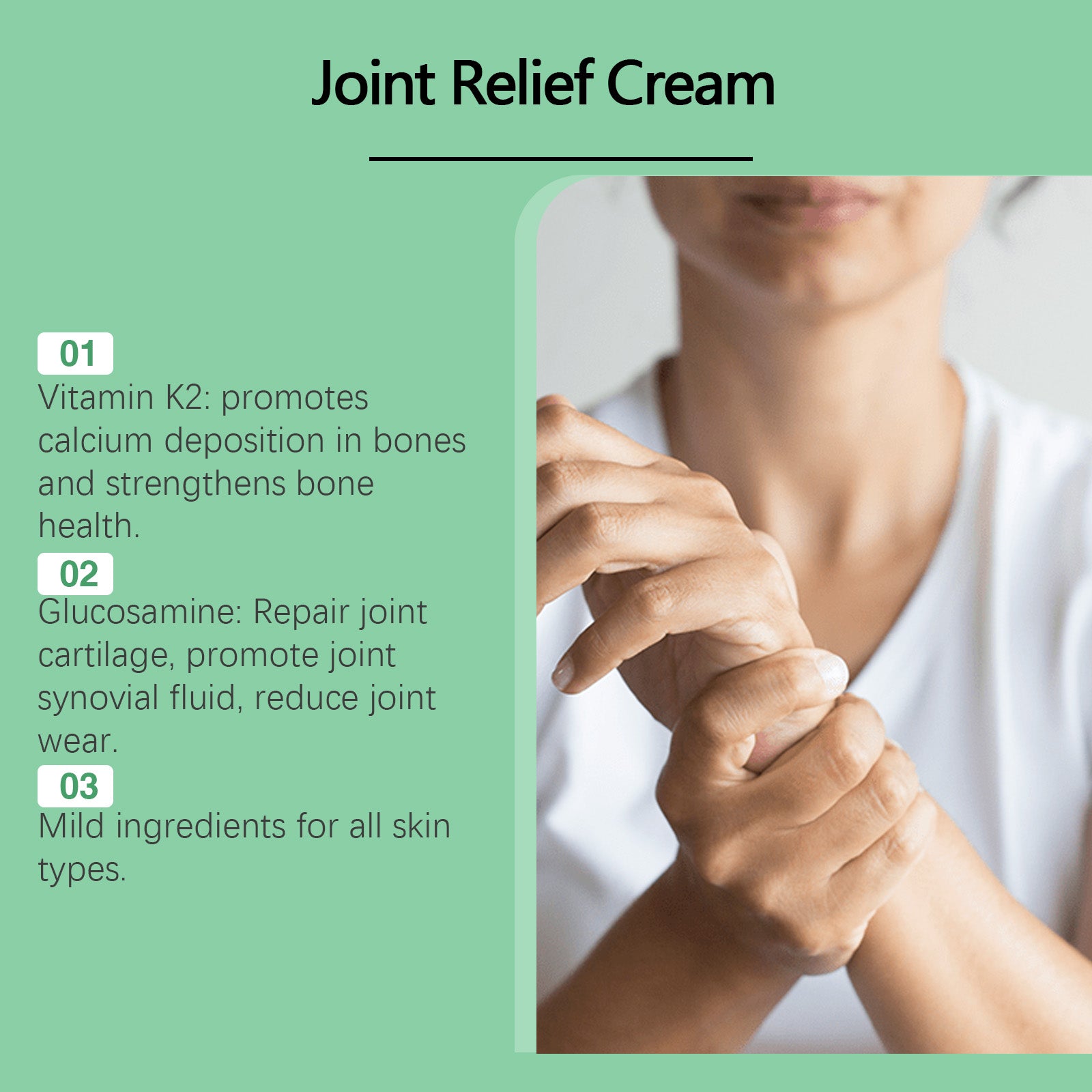 Joint Repair Cream, Relieves Knee Joint Pain And Swelling With Topical Body Massage Health Care Cream