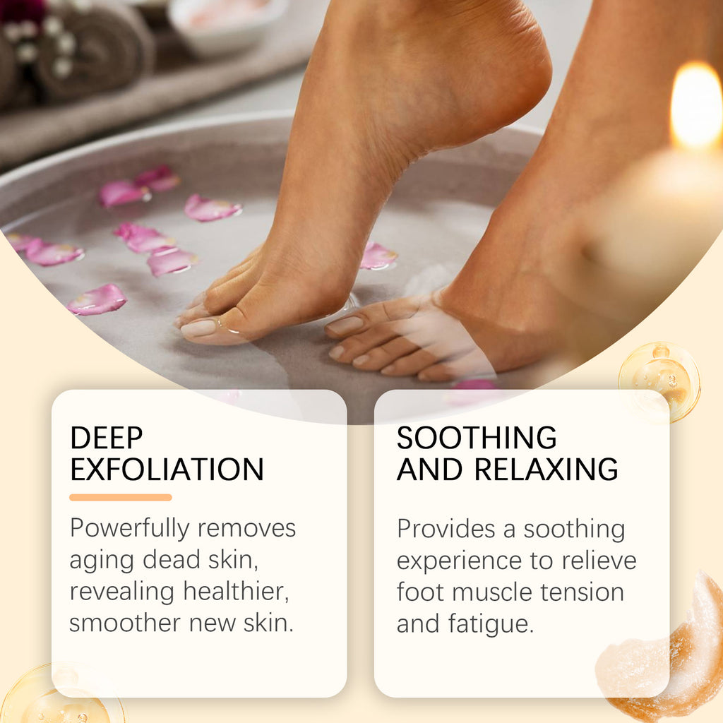 Houkea Foot Exfoliator Spray Gentle Cleansing Foot Soft Skin Moisturizing And Moisturizing Treatment Spray