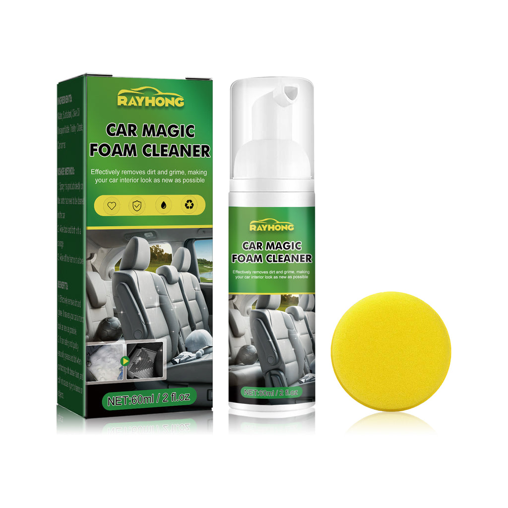 Rayhong Car Magic Foam Cleaner, Interior Seat Instrument Panel Clean Yellow Stain Reconditioning Cleaner