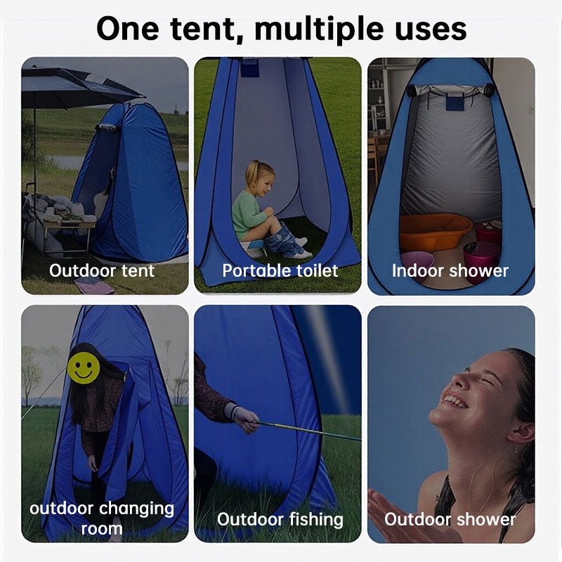 Pop Up Privacy Tent - Instant Outdoor Shower & Portable Toilet for Camping