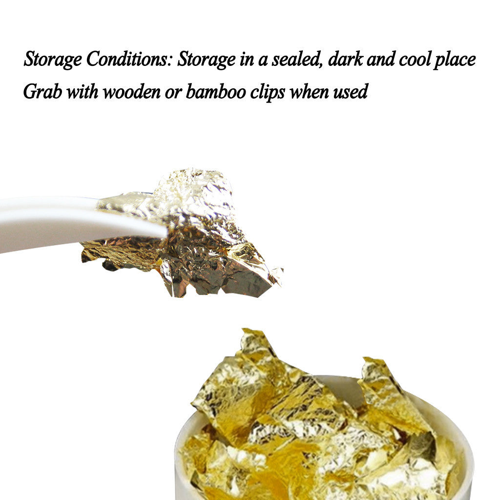 Gold Paper, Pastry Decoration Mask Treatment With Decorative Supplies