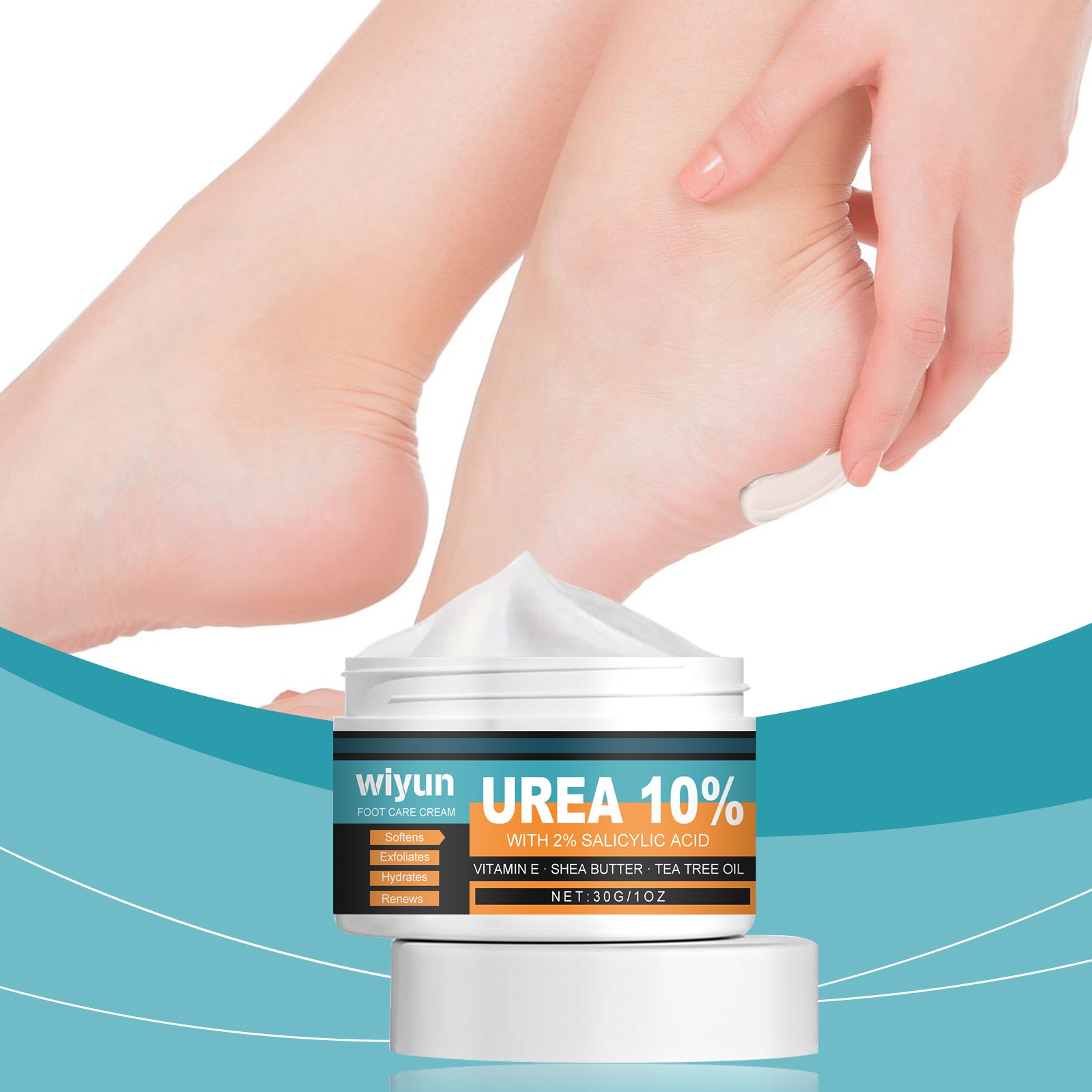 Wiyun Foot Repair Cream Soothing, Gentle, Nourishing, Cleansing, Hydrating And Repairing Hydrating Heel And Foot Care Cream