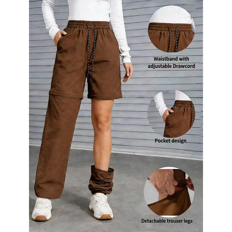 Women's Convertible Hiking Pants - Waterproof Quick-Dry Cargo Trousers with Zip-Off Legs for Camping, Fishing & Travel