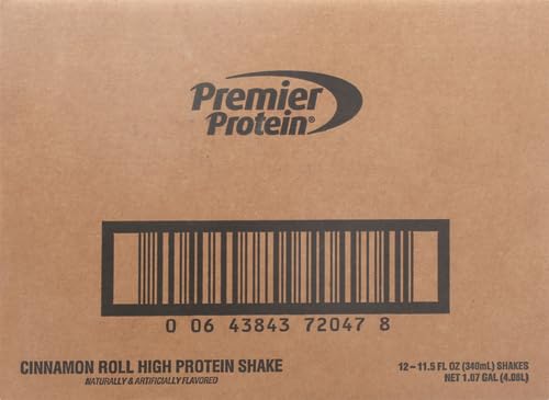 Premier Protein 30g High Protein Shake, Caramel, 12 Pack | 160 Calories, 24 Vitamins & Minerals, No Added Sugar, Supports Muscle Health, Gluten-Free, 11.5 oz