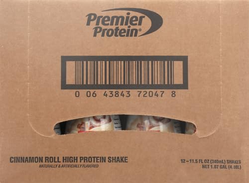 Premier Protein 30g High Protein Shake, Caramel, 12 Pack | 160 Calories, 24 Vitamins & Minerals, No Added Sugar, Supports Muscle Health, Gluten-Free, 11.5 oz