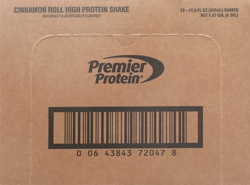 Premier Protein 30g High Protein Shake, Caramel, 12 Pack | 160 Calories, 24 Vitamins & Minerals, No Added Sugar, Supports Muscle Health, Gluten-Free, 11.5 oz