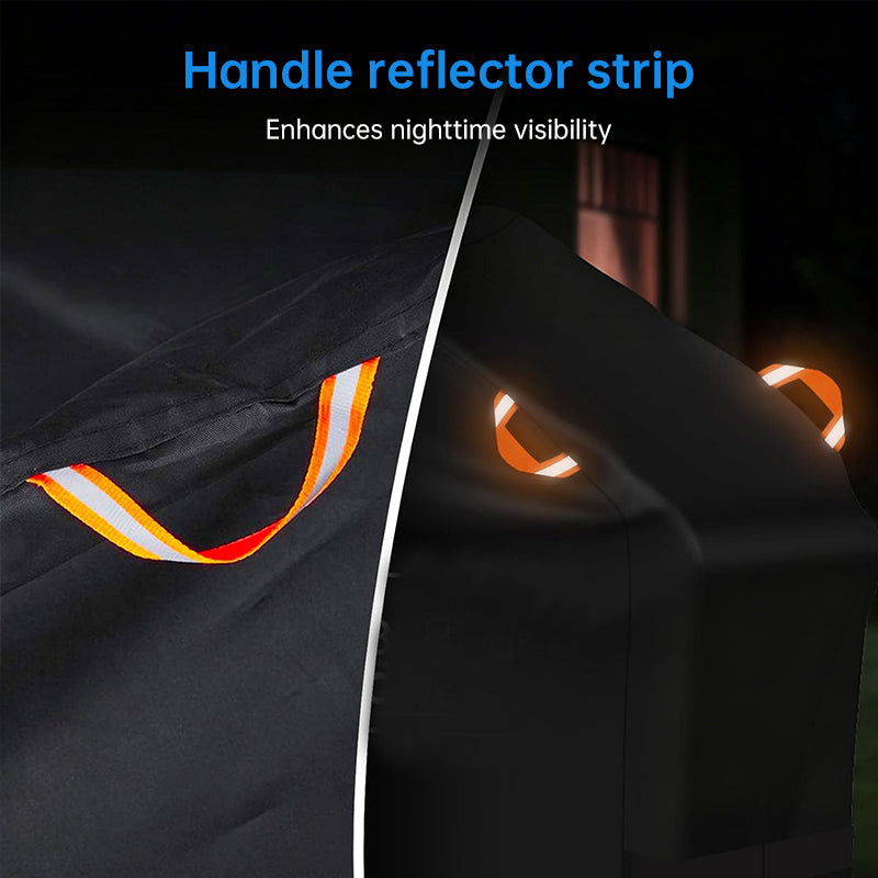 210D Waterproof BBQ Grill Cover, Heavy Duty Windproof Dustproof Cover for Gas, Charcoal, Electric Grills