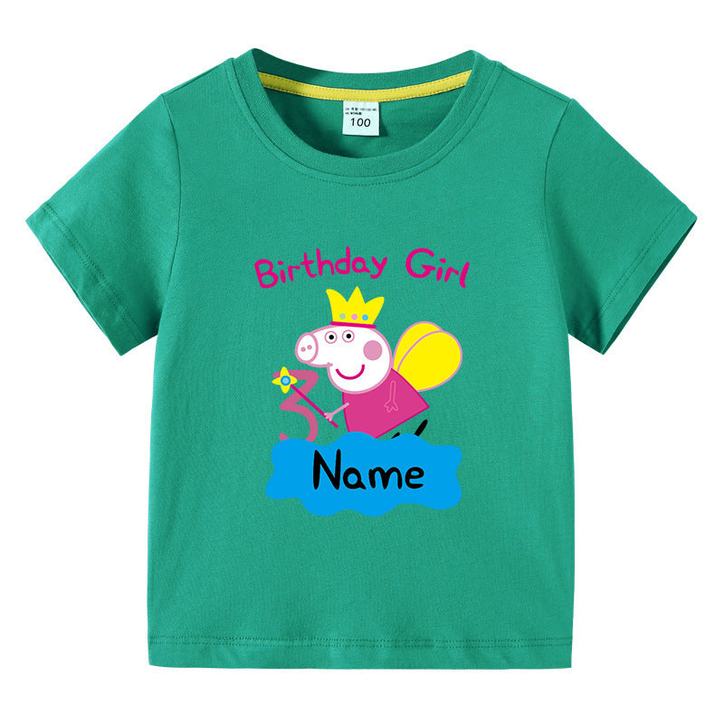 Summer short sleeved T-shirt for men and women