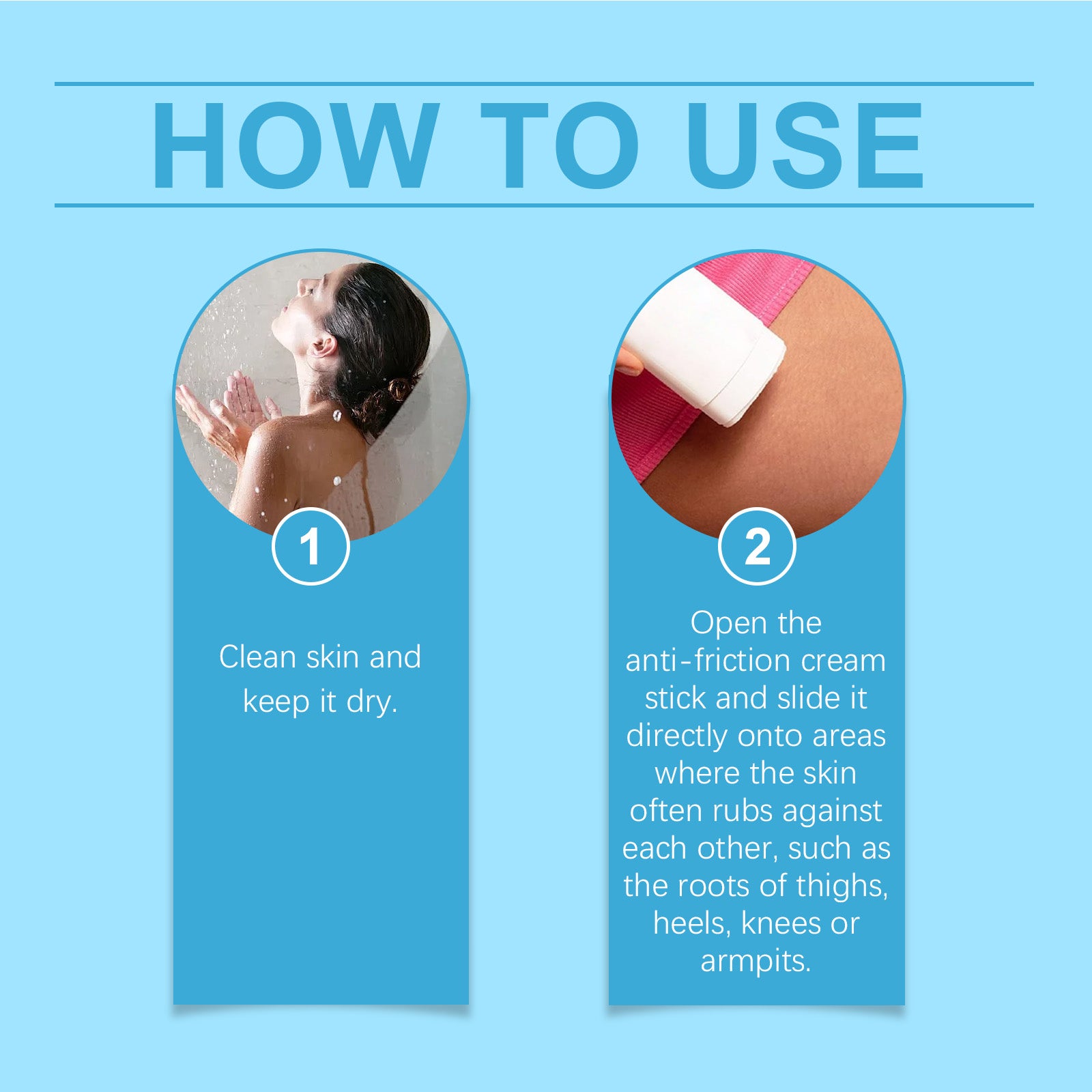 OceAura Moisturizing Anti-Friction Balm For Leg Skin Nourishes, Lubricated, Refreshing And Non-Greasy