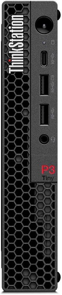 Lenovo ThinkStation P3 Tiny Mini Desktop PC, Intel 14-core i5-13500 | ME2 Customized 8GB/16GB/32GB DDR5, 256GB/512GB/1TB SSD, Intel UHD 770, WiFi 6E, RJ-45, BT 5.3, Win 11 Pro)w/USB KB & Mouse