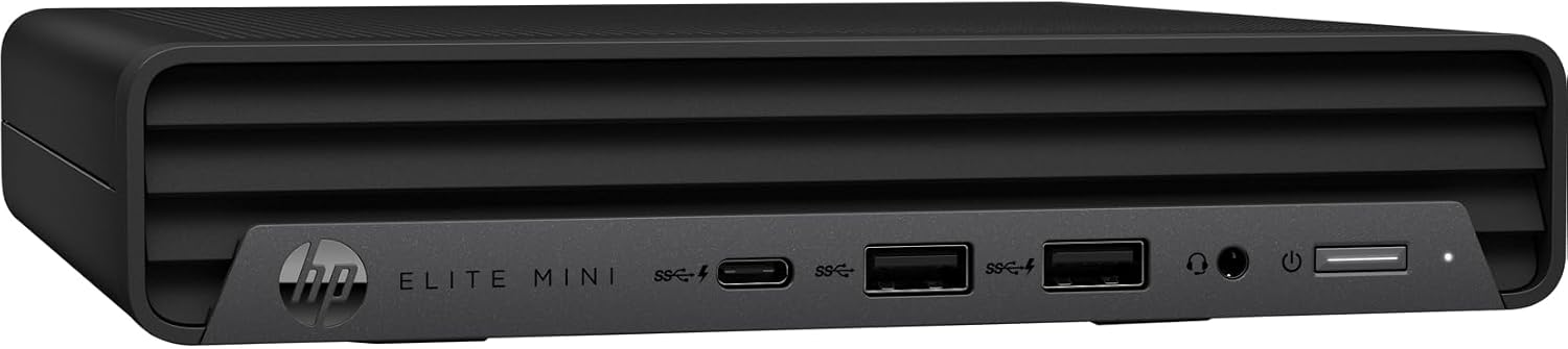 HP Mini PC Desktop Computer, Elite Mini 800 G9 with Intel i9-14900, (32GB RAM, 1TB SSD), Triple 4K Display Support, 6X USB Ports, Ultra-Quiet Design, Keyboard and Mouse, Windows 11 Pro