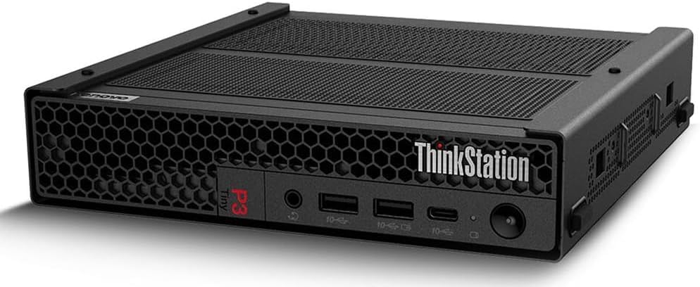 Lenovo ThinkStation P3 Tiny Mini Desktop PC, Intel 14-core i5-13500 | ME2 Customized 8GB/16GB/32GB DDR5, 256GB/512GB/1TB SSD, Intel UHD 770, WiFi 6E, RJ-45, BT 5.3, Win 11 Pro)w/USB KB & Mouse