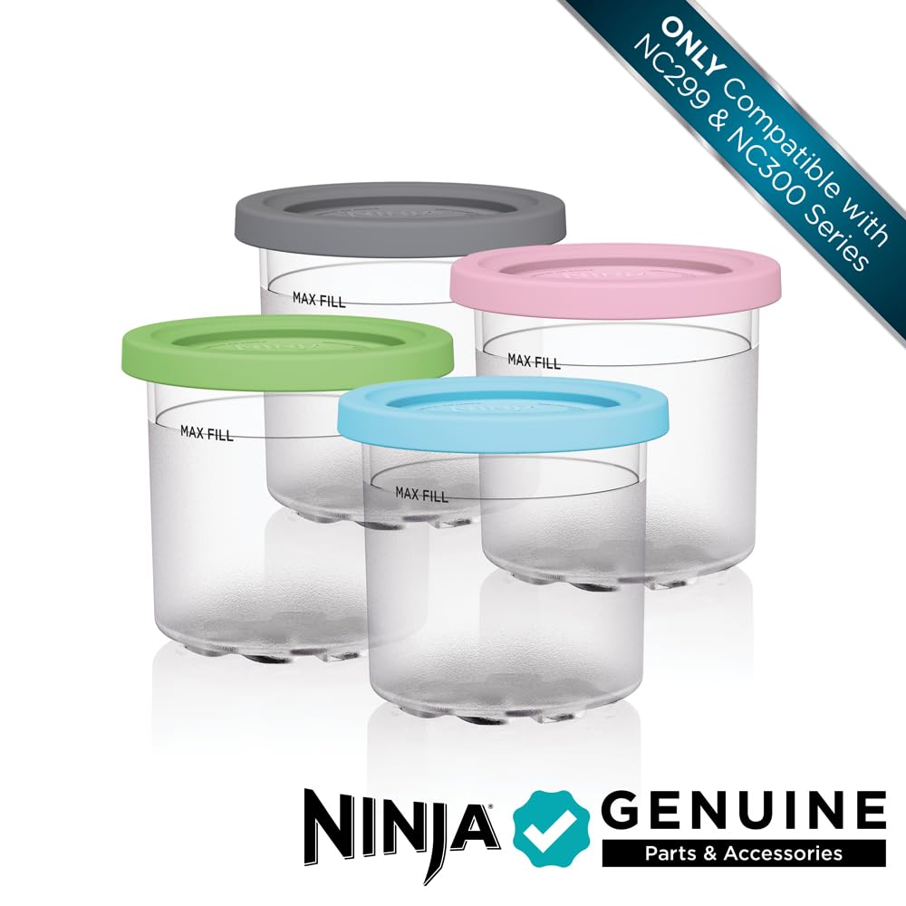 Ninja® CREAMi® 7-in-1 Ice Cream Maker, Ice Cream, Gelato & more, NC299AMZ | Ninja CREAMi transforms frozen bases into ice cream, sorbet and milkshakes at a button touch, from healthy to indulgent.