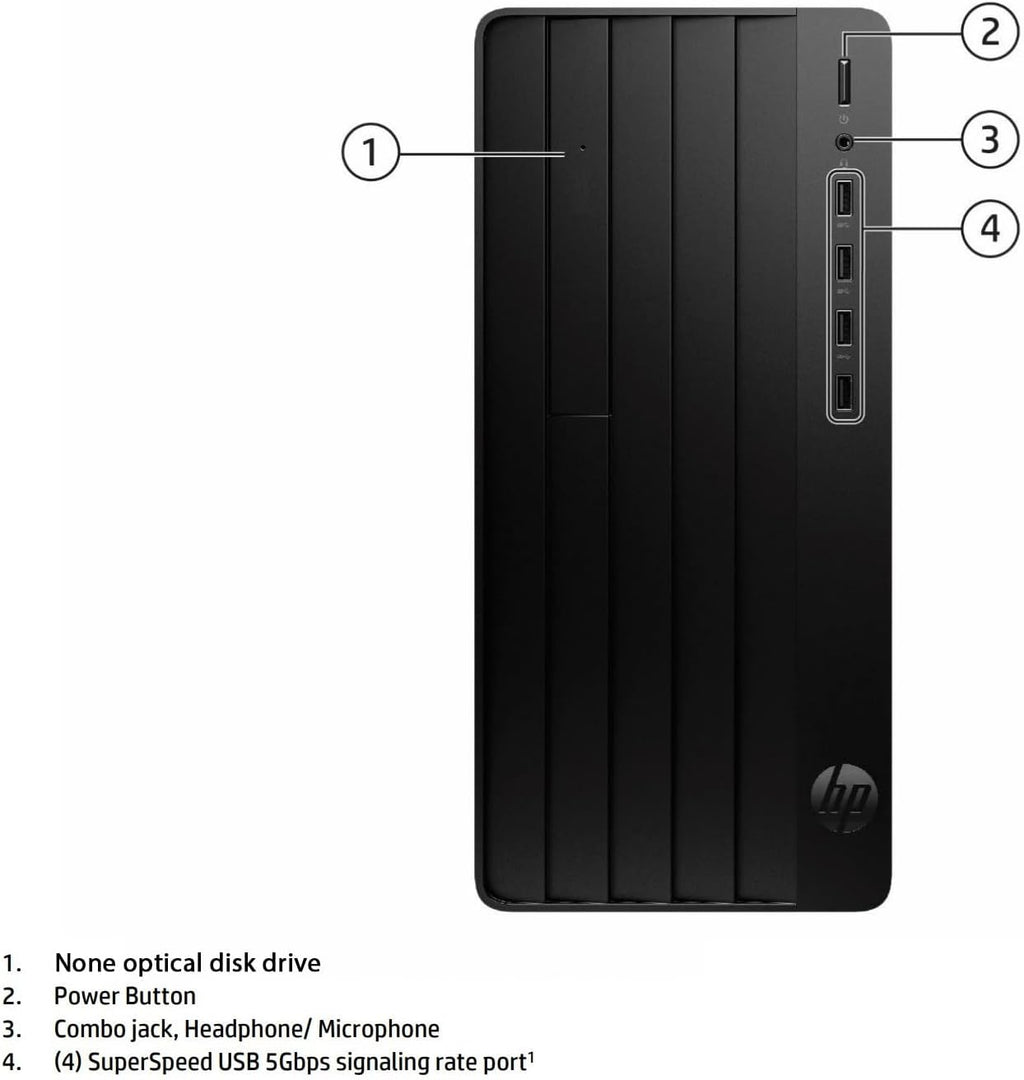 HP Prodesk Desktop Computers PC for Home & Office Business, Intel i5-10400F (16GB DDR4, 1TB PCIe SSD), Compact & Silent Design, Triple-Display Support, WiFi Adapter, Keyboard & Mouse, Windows 11 Pro