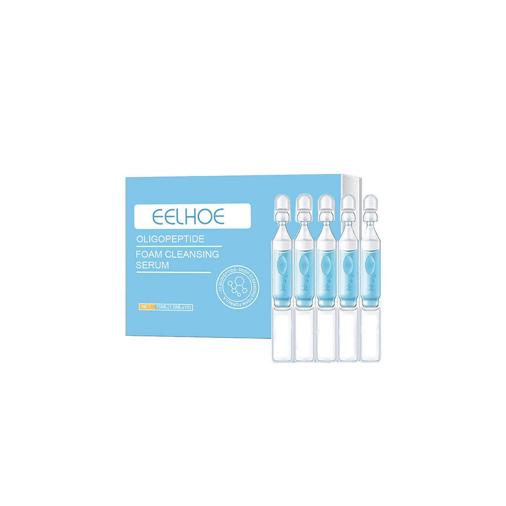 EELHOE Oligopeptide Mini Bubble Cleansing Essence, Pore-Tightening Skin Gentle Deep Clean Blackhead Acne
