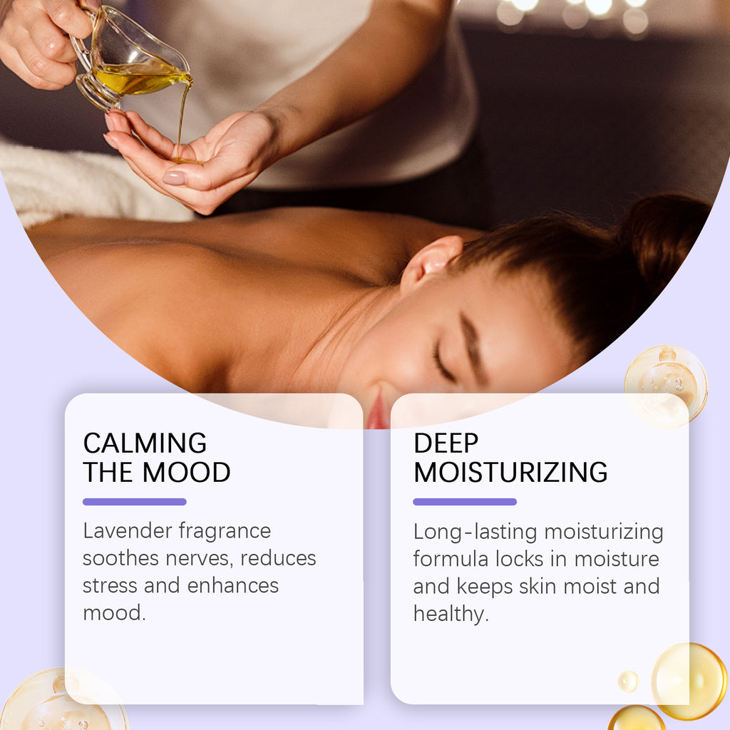 OceAura Lavender Essential Oil Gently Soothes The Body And Moisturizes The Skin With A Fragrance That Easily Absorbs Body Massage Oil