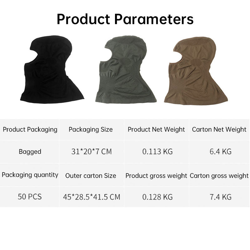 Venom V1 Balaclava, Breathable UV Protection Riding Face Mask for Motorcycle & Cycling
