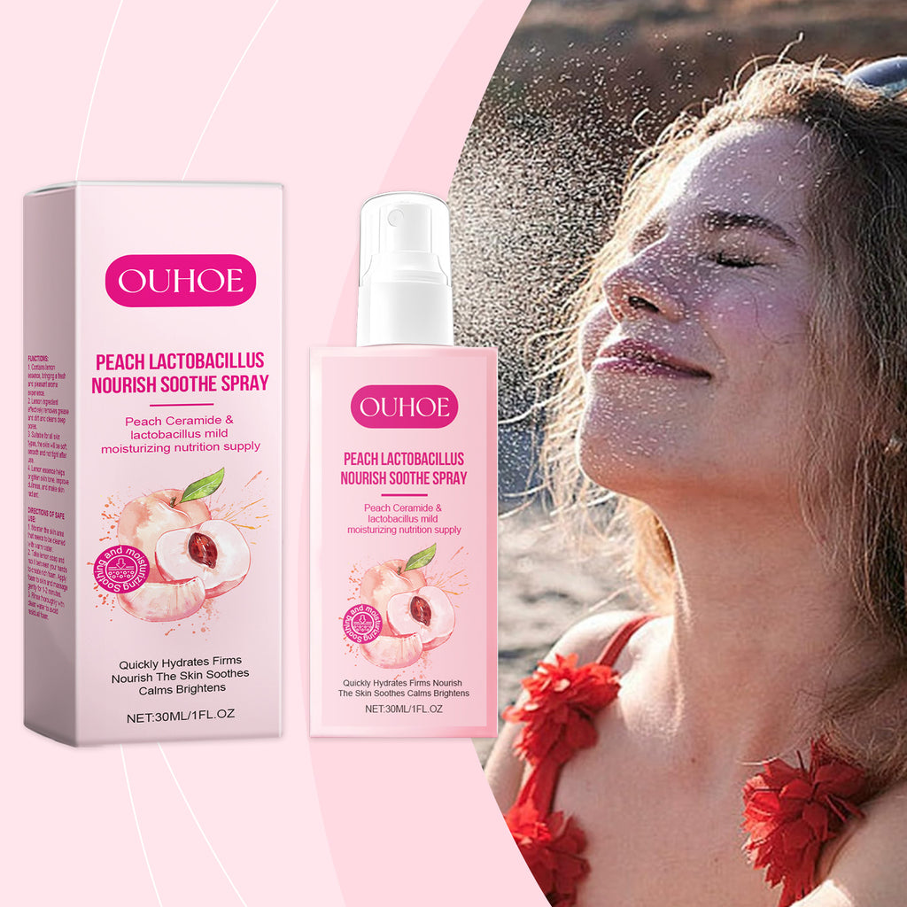 OUHOE Lactic Acid Facial Spray, Gently Moisturizing, Refreshing And Brightening Skin Tone Nourishing Facial Hydrating Treatment Spray