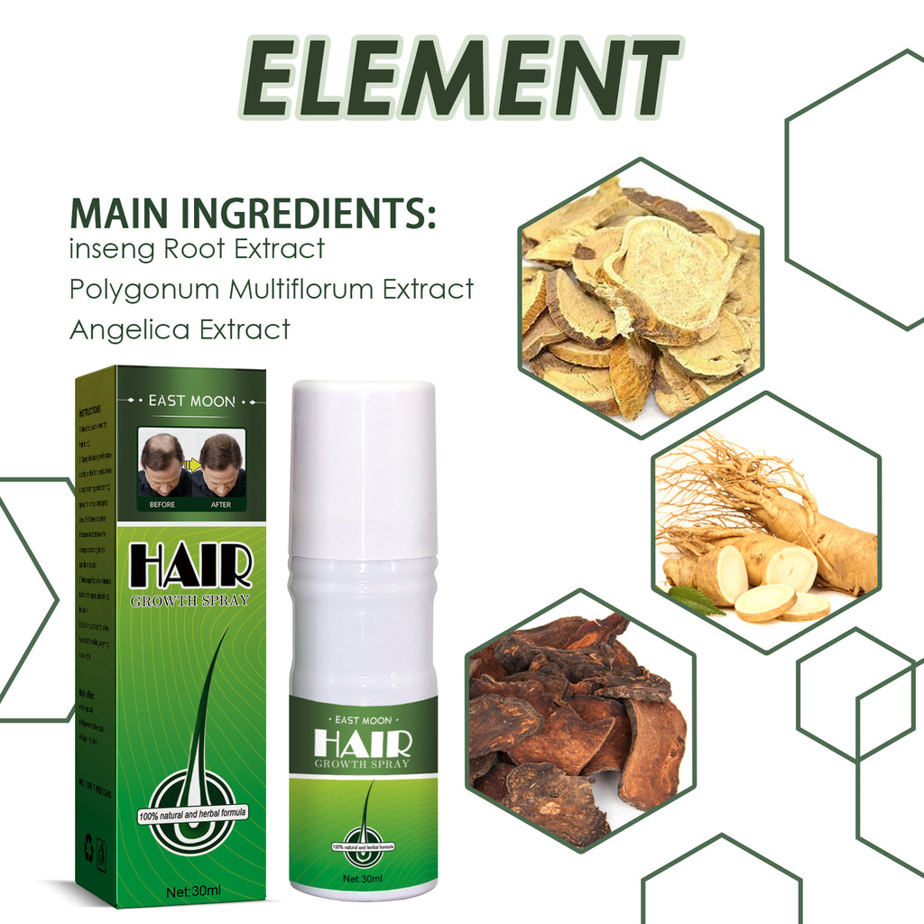 East Moon Dense Hair Spray, Strengthen And Thicken Hair, Prevent Hair Loss, Repair Dry Hair And Frizz, Moisturize And Protect Hair