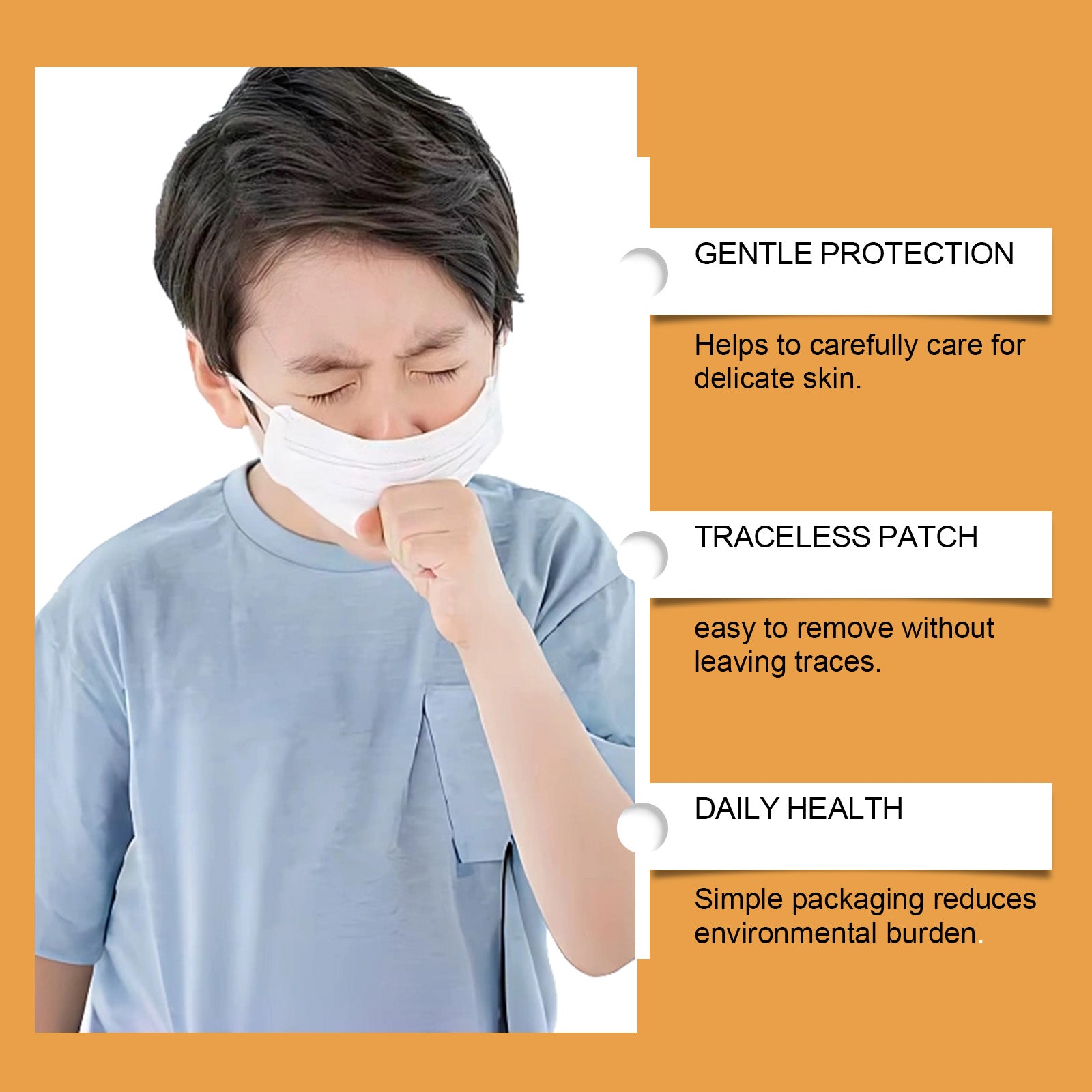 Cough Patch, Health Care Stick Cough Stick Cough Panting Stick Health Point Navel Patch Medicine