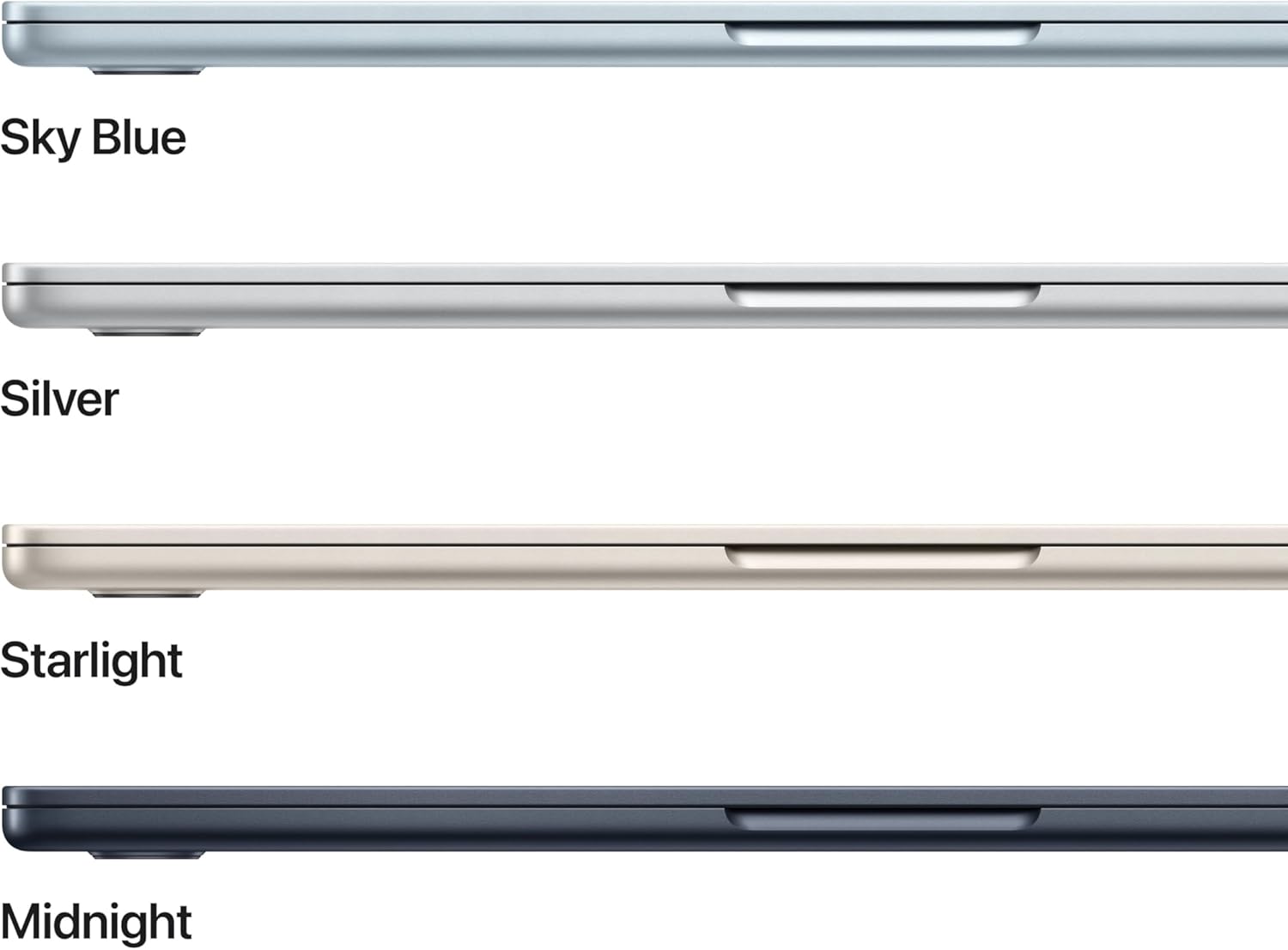 Apple 2026 MacBook Air 13-inch Laptop with M5 chip: Built for AI, 13.6-inch Liquid Retina Display, 16GB Unified Memory, 512GB SSD, 12MP Center Stage Camera, Touch ID, Wi-Fi 7; Sky Blue