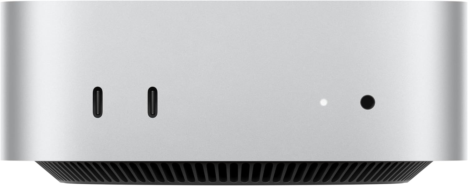 Apple 2024 Mac mini Desktop Computer with M4 chip with 10‑core CPU and 10‑core GPU: Built for Apple Intelligence, 16GB Unified Memory, 512GB SSD Storage, Gigabit Ethernet. Works with iPhone/iPad