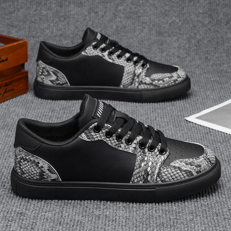 Men's breathable, comfortable, simple, and thick-soled shoes