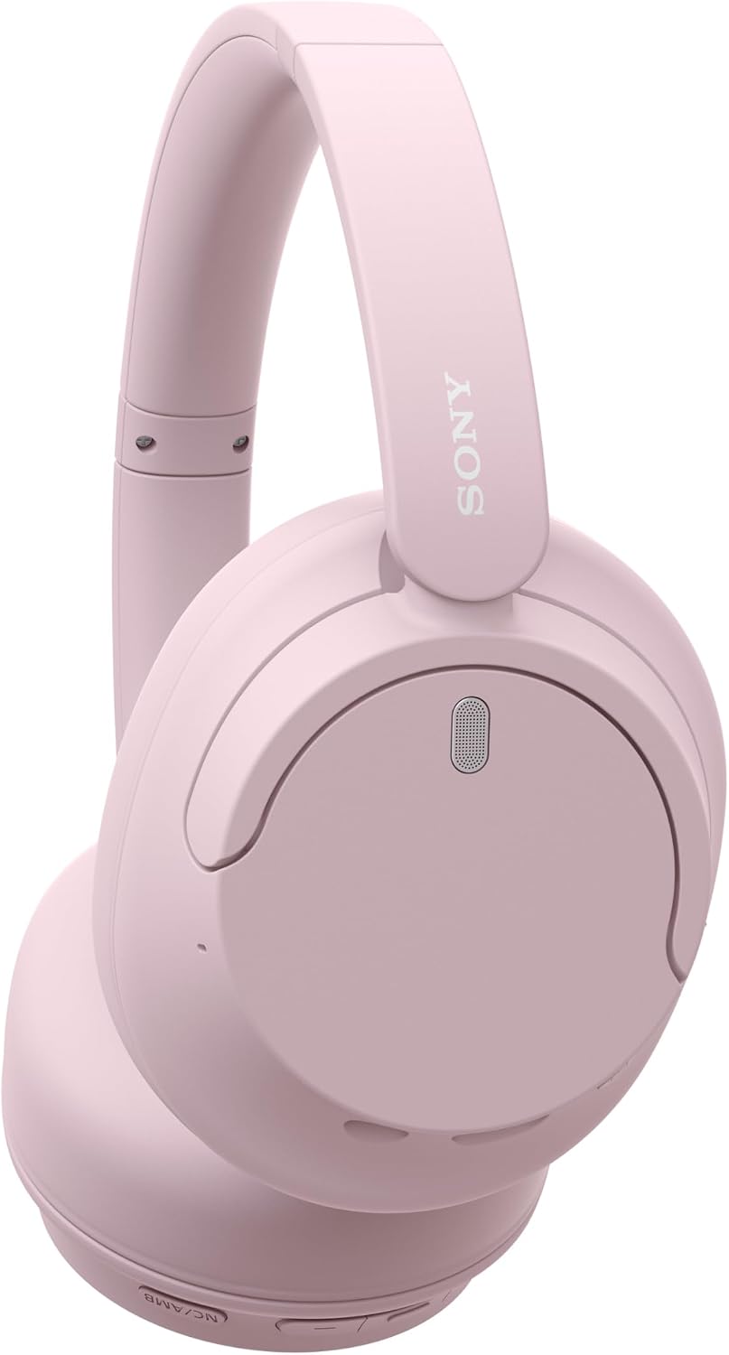 Sony WH-CH720N Wireless Noise Cancelling Over-Ear Headphones, Pink | Comfortable Lightweight Design, Dual Noise Sensor technology, Up to 35 Hrs Battery with Quick Charging, Multipoint Connection