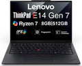 Lenovo 2026 ThinkPad E14 Gen 7 AI Copilot Business Laptop 14" FHD+ Display | AMD Ryzen 7 250, ME2 Customized 8GB/16GB/32GB/64GB DDR5 RAM, 512GB/1TB/2TB SSD, Backlit, FP, 5M RGB Webcam, TB4, Win 11 Pro
