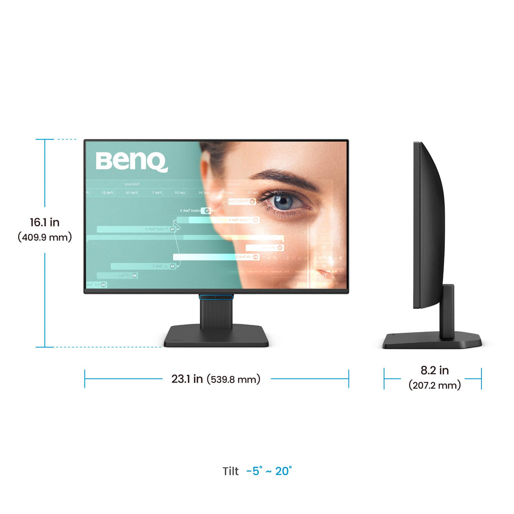 BenQ GW2790 Computer Monitor 27" FHD 1920x1080p | IPS | 100 hz | Eye-Care Tech | Low Blue Light | Anti-Glare | Adaptive Brightness | Tilt Screen | Built-in Speakers | DisplayPort | HDMI x2 | Low Blue Light | Anti-Glare | Adaptive Brightness | Height and T