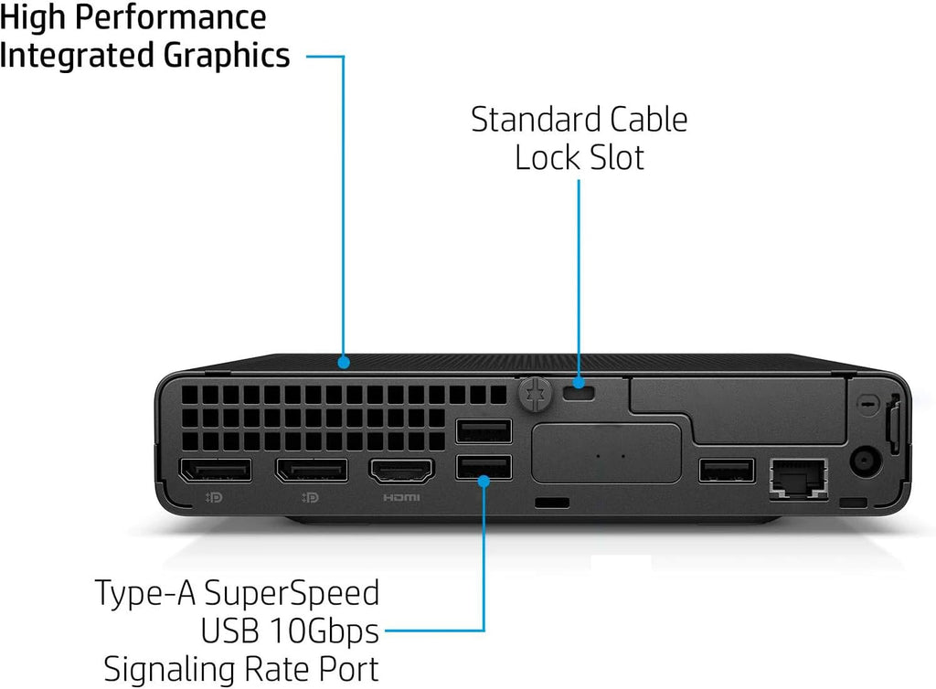 HP Mini PC Desktop Computer, Elite Mini 800 G9 with Intel i9-14900, (32GB RAM, 1TB SSD), Triple 4K Display Support, 6X USB Ports, Ultra-Quiet Design, Keyboard and Mouse, Windows 11 Pro