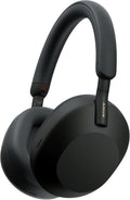 Sony WH-1000XM5 Premium Noise Cancelling Wireless Headphones, Black | Auto NC Optimizer, Up to 30 Hrs of Battery, Carrying Case, Crystal Clear Calls, Touch Control, Multipoint Connection