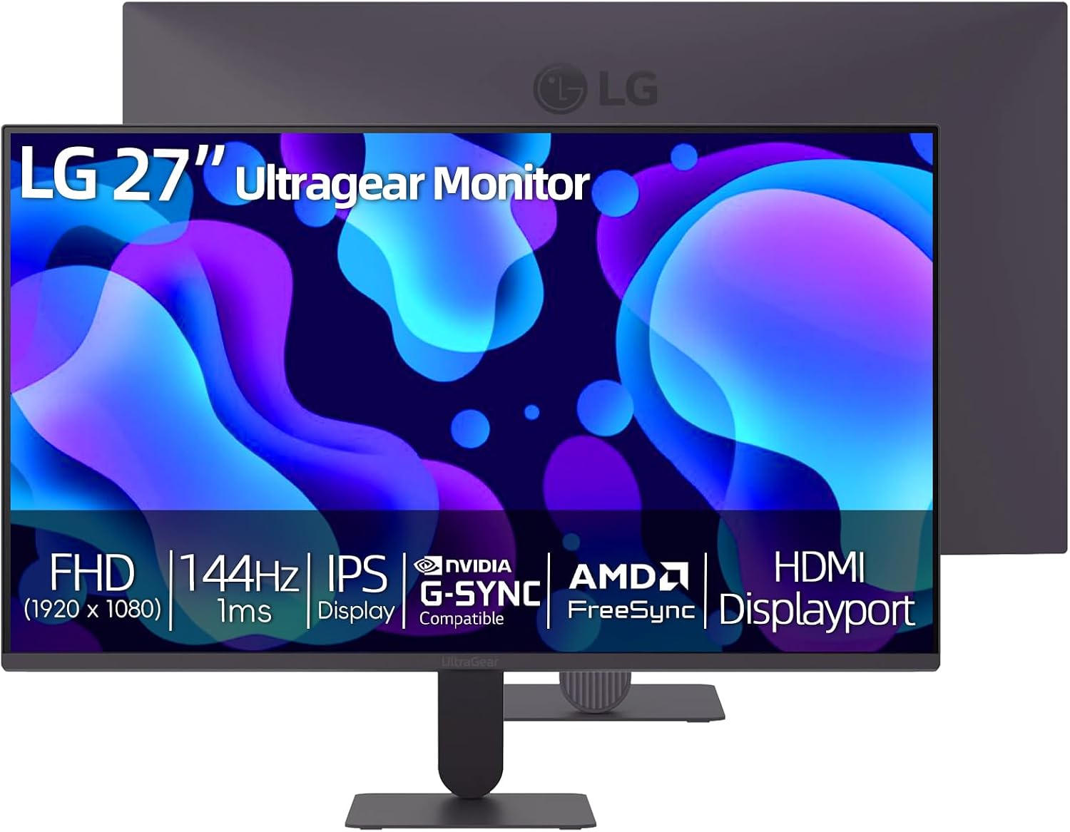 LG 34" UltraWide Monitor, IPS Display, WFHD(2560 x 1080), 100Hz, 5ms, HDR 400, sRGB 99%, HDMI DisplayPort, VESA Mount, Tilt Stand, Built for Multitasking & Productivity