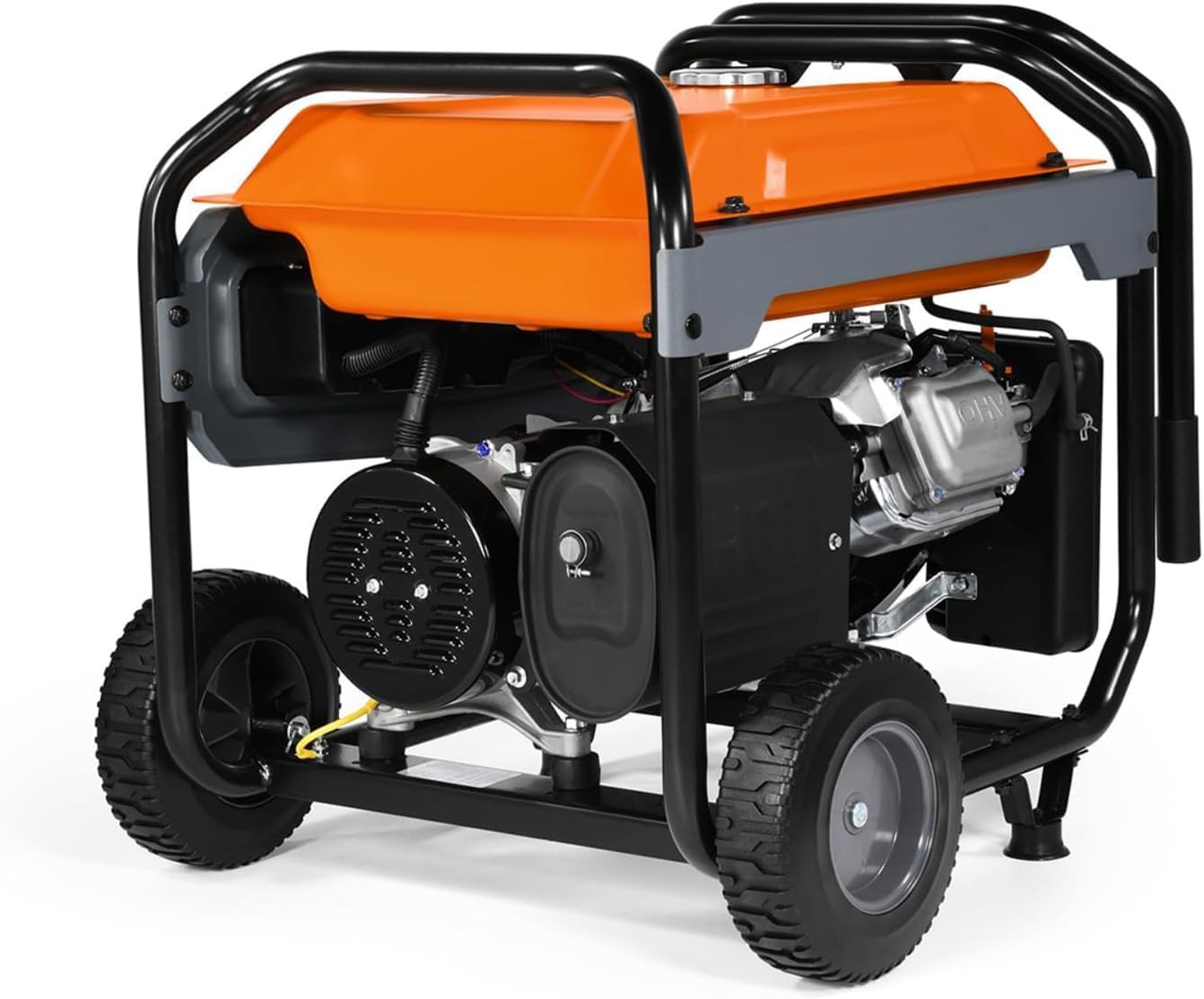 Generac 12,500 Starting Watt Tri-Fuel Portable Generator, Electric Start | Gas, Propane, Or Natural Gas Fuel Options, COsense CO Detection, 9.5 Hour Runtime, Emergency Home Backup, 49 State Compliant