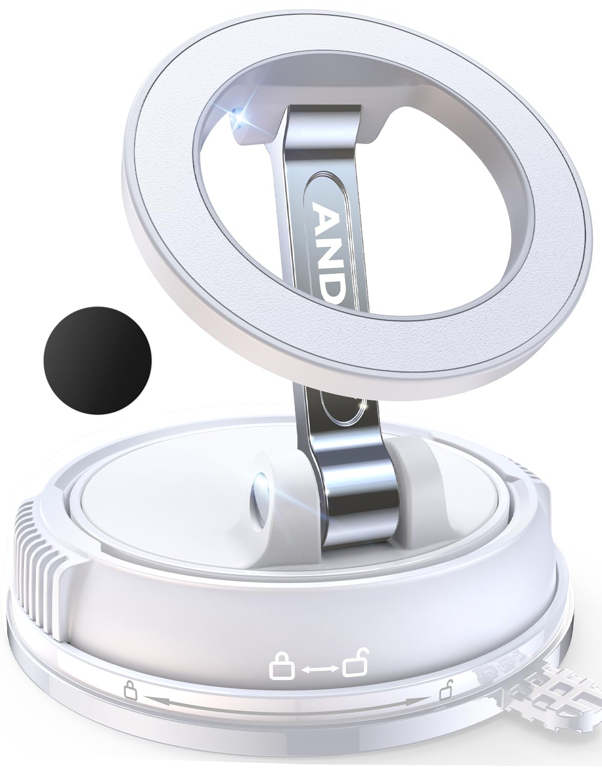 ANDERY Car Phone Holder for Magsafe [78+LBS Max Suction & 2400gf Magnetic] | 360° Adjustable Car Phone Mount, Phone Holders for Your Car for iPhone 17 Pro Max 16 15 14 13 12 Plus Air, Carbon Fiber
