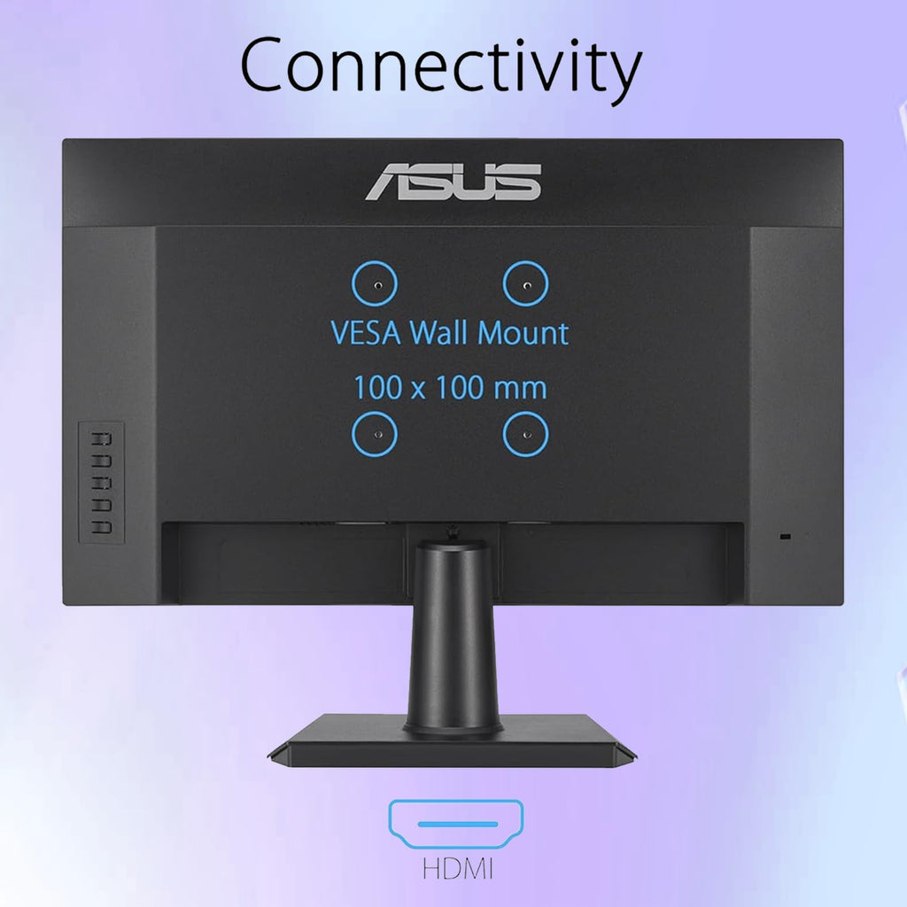 ASUS TUF 24" Gaming Monitor, FHD 1080p, Fast IPS, 240Hz, 0.3ms, AMD FreeSync Premium, G-SYNC Compatible, 99% sRGB, ELMB Sync, Eye Care, DisplayPort, HDMI, VESA Mount, Tilt Adjustment, Black
