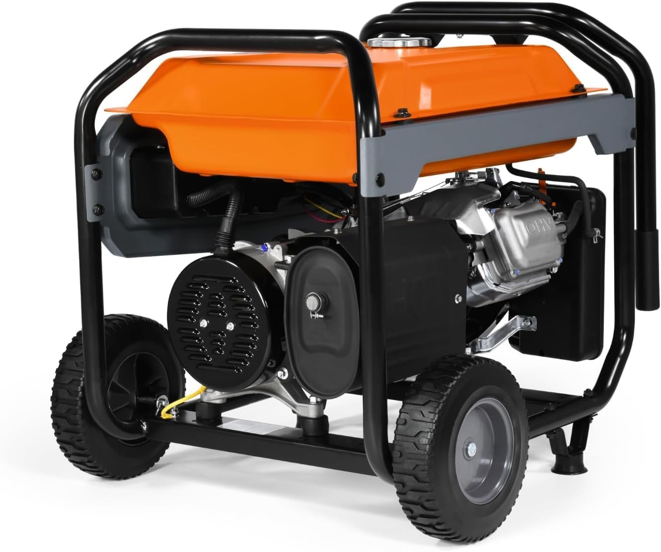 Generac 12,500 Starting Watt Tri-Fuel Portable Generator, Electric Start | Gas, Propane, Or Natural Gas Fuel Options, COsense CO Detection, 9.5 Hour Runtime, Emergency Home Backup, 49 State Compliant