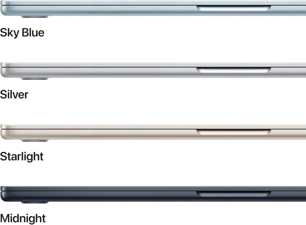 Apple 2026 MacBook Air 15-inch Laptop with M5 chip: Built for AI, 15.3-inch Liquid Retina Display, 16GB Unified Memory, 512GB SSD, 12MP Center Stage Camera, Touch ID, Wi-Fi 7; Sky Blue