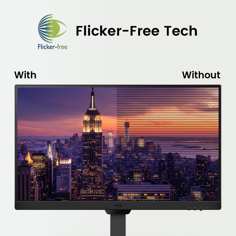 BenQ GW2790 Computer Monitor 27" FHD 1920x1080p | IPS | 100 hz | Eye-Care Tech | Low Blue Light | Anti-Glare | Adaptive Brightness | Tilt Screen | Built-in Speakers | DisplayPort | HDMI x2 | Low Blue Light | Anti-Glare | Adaptive Brightness | Height and T