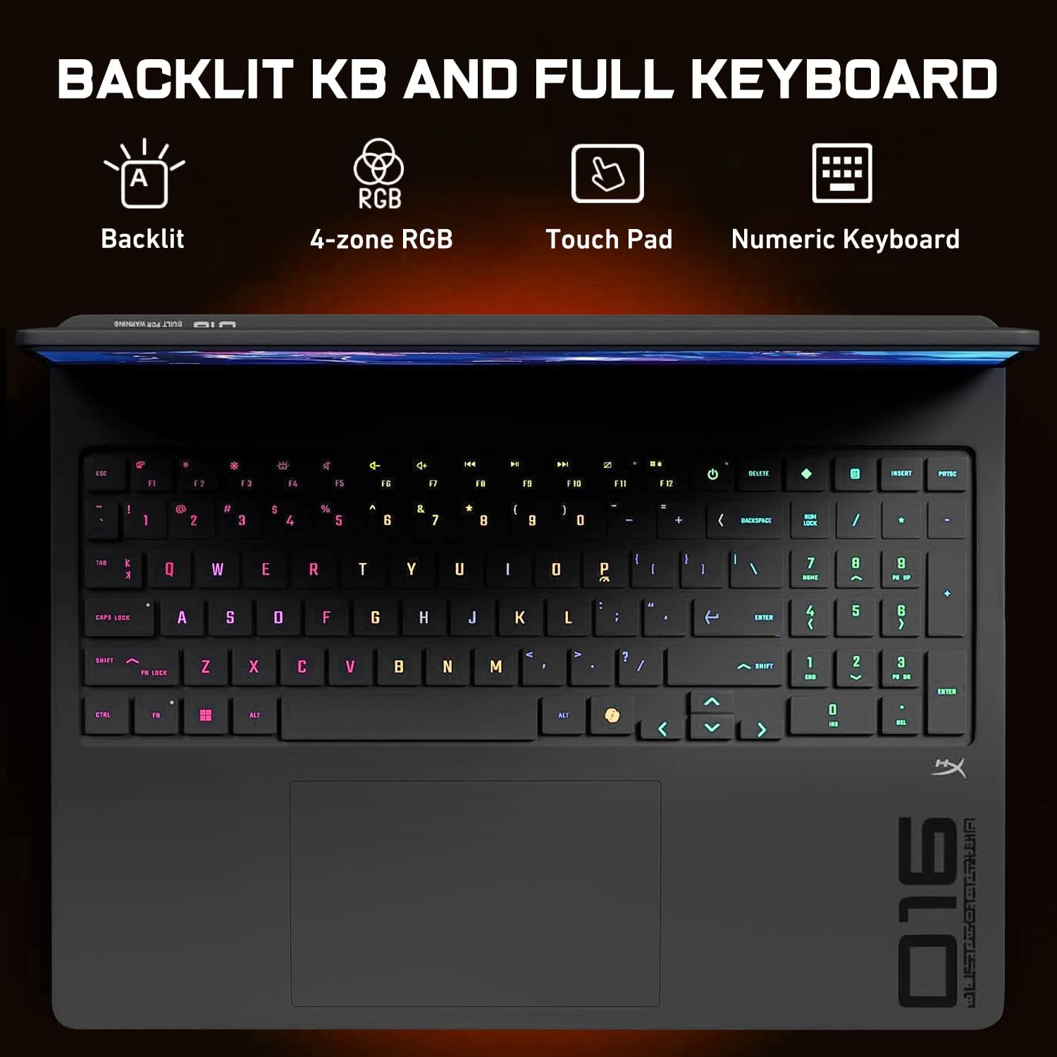 HP OMEN 16 RTX 5070 AMD Ryzen 9 240Hz QHD+ 2560x1600 RGB Gaming Laptop | AMD Ryzen 9 8940HX, Customized 16-64GB DDR5, 1-4TB SSD, 4-Zone RGB KB, Low Blue Light, Long Battery Life, Windows 11 Home
