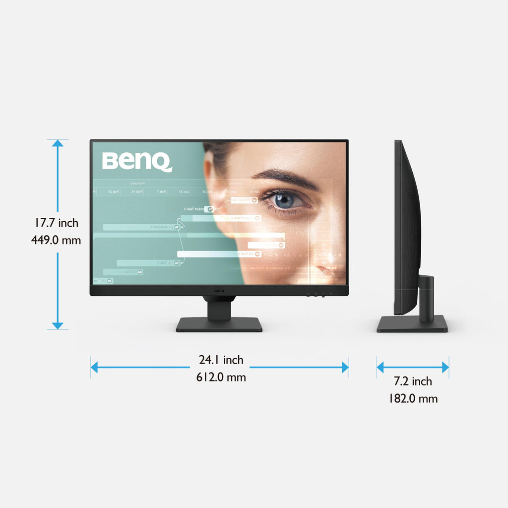 BenQ GW2790 Computer Monitor 27" FHD 1920x1080p | IPS | 100 hz | Eye-Care Tech | Low Blue Light | Anti-Glare | Adaptive Brightness | Tilt Screen | Built-in Speakers | DisplayPort | HDMI x2 | Low Blue Light | Anti-Glare | Adaptive Brightness | Height and T
