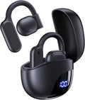 AI Translation Earbuds Real Time 164 Languages 80H Playtime Translator Ear Buds Audifonos Traductores Inglés Español Wireless Earphones Bluetooth AI Headphone for Travel Meeting Learning K08 Black