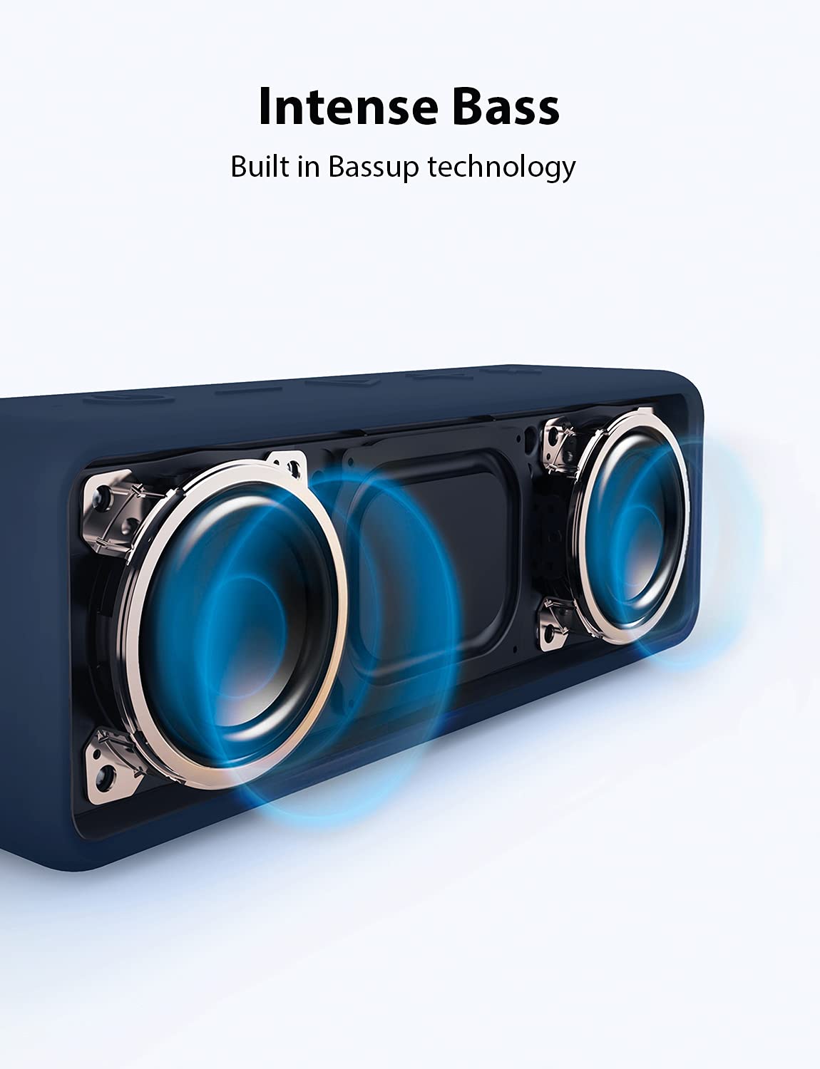 Anker soundcore 2 Portable Bluetooth Speaker, Stereo Sound, IPX7 | BassUp, 24H Playtime, Bluetooth 5, Wireless Speaker for Home, Outdoors, Travel