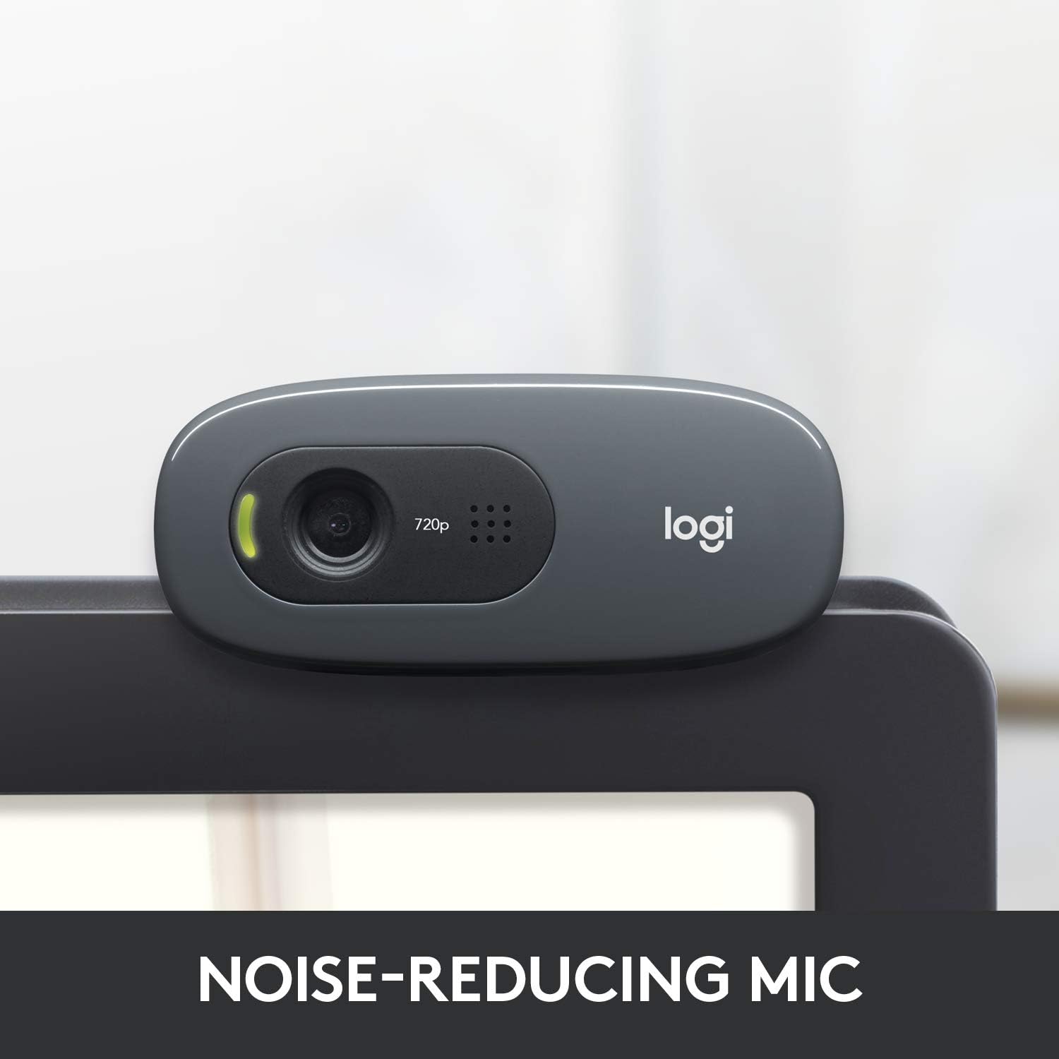 Logitech Brio 100 Full HD 1080p Webcam for Streaming and Meetings - White | 1080p with auto-light correction, built-in mic, privacy shutter, USB-A, compatible with Teams, Google Meet, Zoom and more
