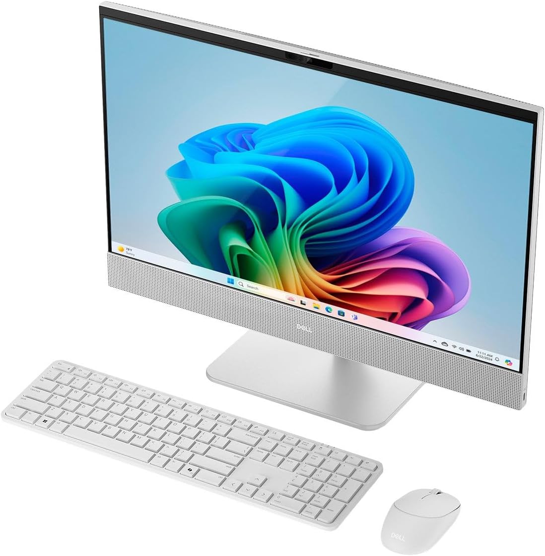 Dell 23.8" All-in-One Desktop Computer, FHD Touchscreen, Intel Core Ultra 7 Series 3 Processor, Copilot+ PC, 32GB DDR5 RAM, 1TB PCIe SSD, Wi-Fi 6E, Bluetooth 5.3, Windows 11 PRO, Wireless KB & Mouse