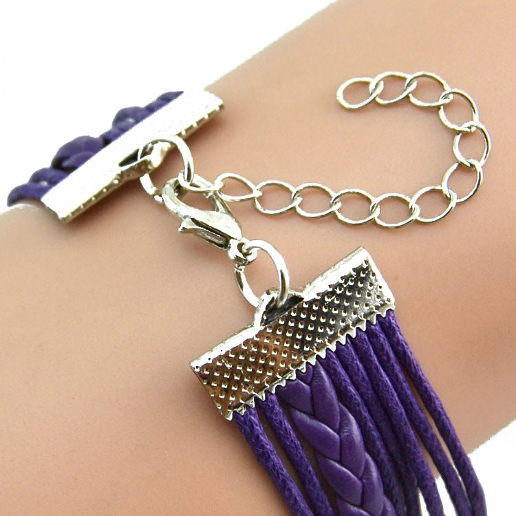 Bracelets on hand Infinity Owl Pearl Friendship Multilayer Charm Leather Bracelets