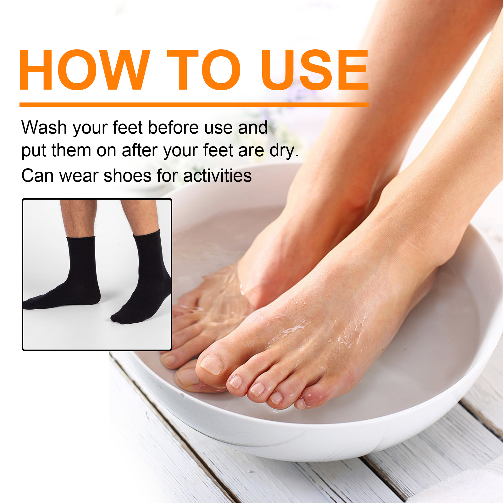 HOUKEA Tourmaline Ionic Body Health Socks, Winter Outdoor Sports Cold And Wind Warm Foot Care Massage Socks
